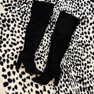 Black Over-the-Knee Boots